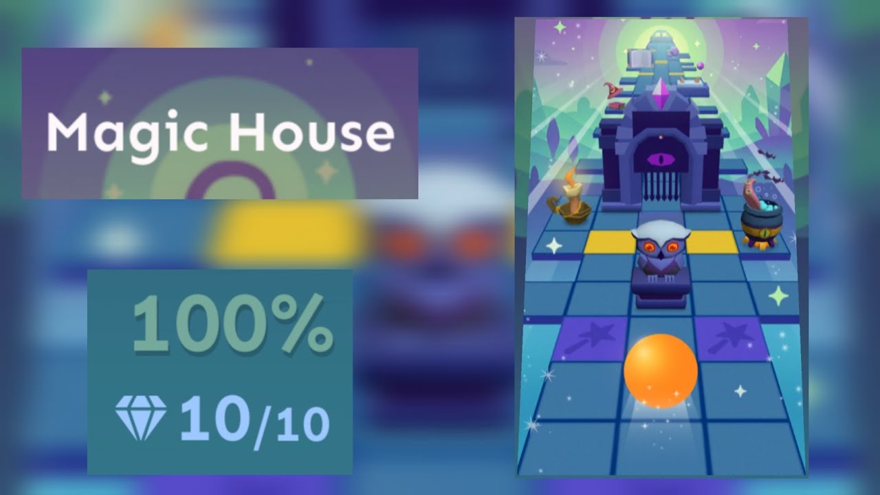Rolling Sky - Magic House 滾動的天空 - 魔法屋 100% 全石