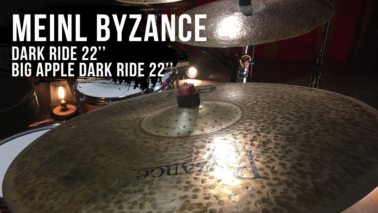 MEINL BYZANCE DARK RIDE 22’’ & BIG APPLE DARK RIDE 22’’ - Demo | Magazine # 218
