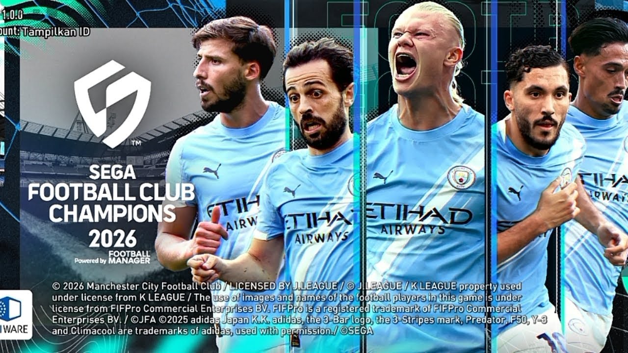 Mencoba game Manager terbaru - SEGA FOOTBALL CLUB CHAMPIONS 2026