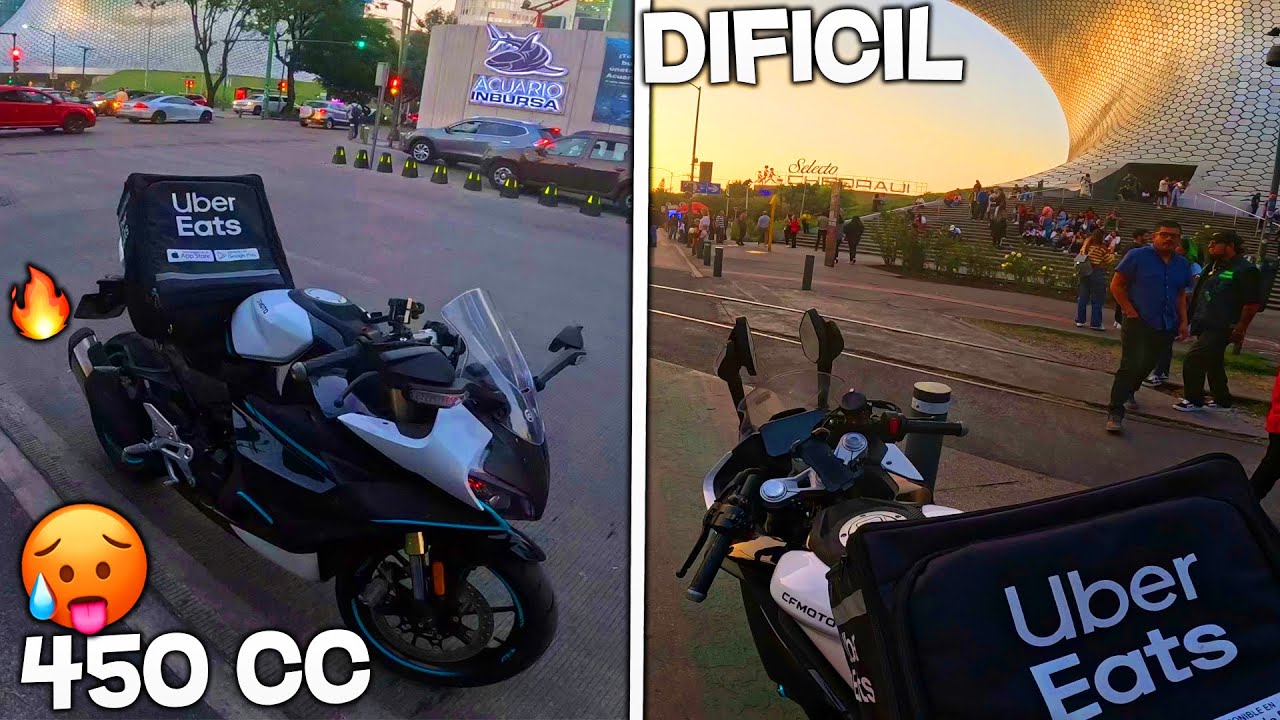 Repartiendo En MOTO DEPORTIVA (450CC) Se COMPLICARON Las COSAS! - Viernes De Delivery En CDMX