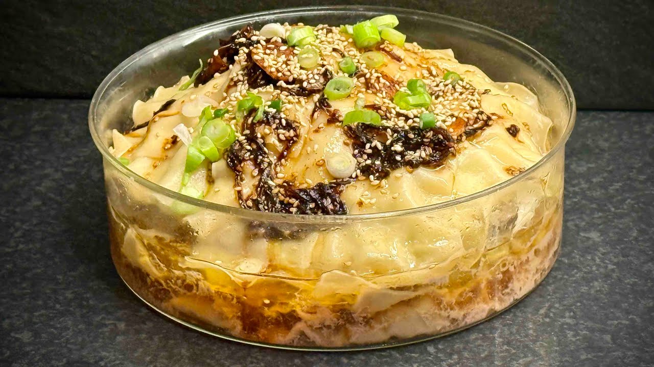 Wonton lasagne