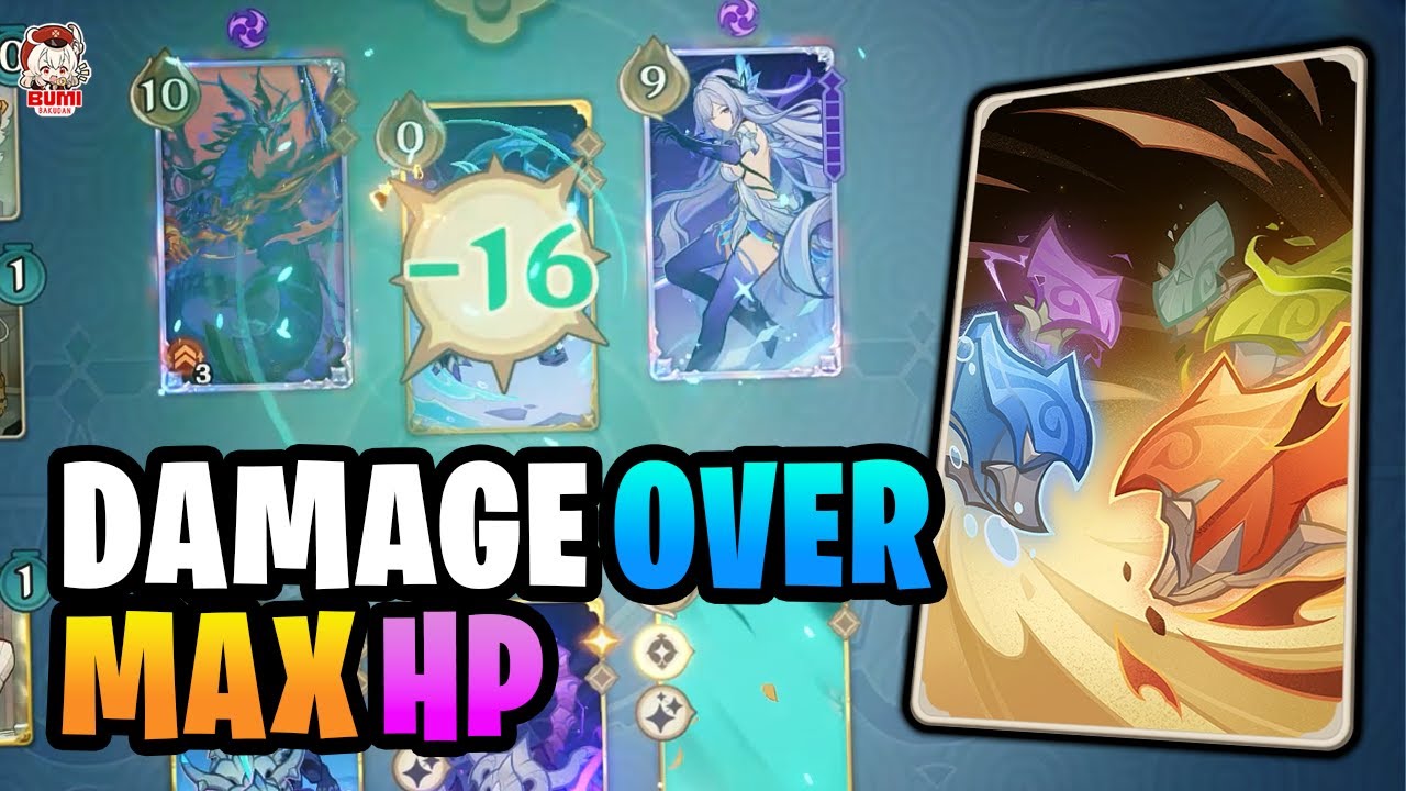 Damage Higher Than Max HP and Heals | Genshin TCG