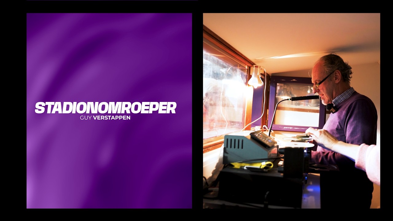 Stadionomroeper Beerschot; het gezicht achter de stem.