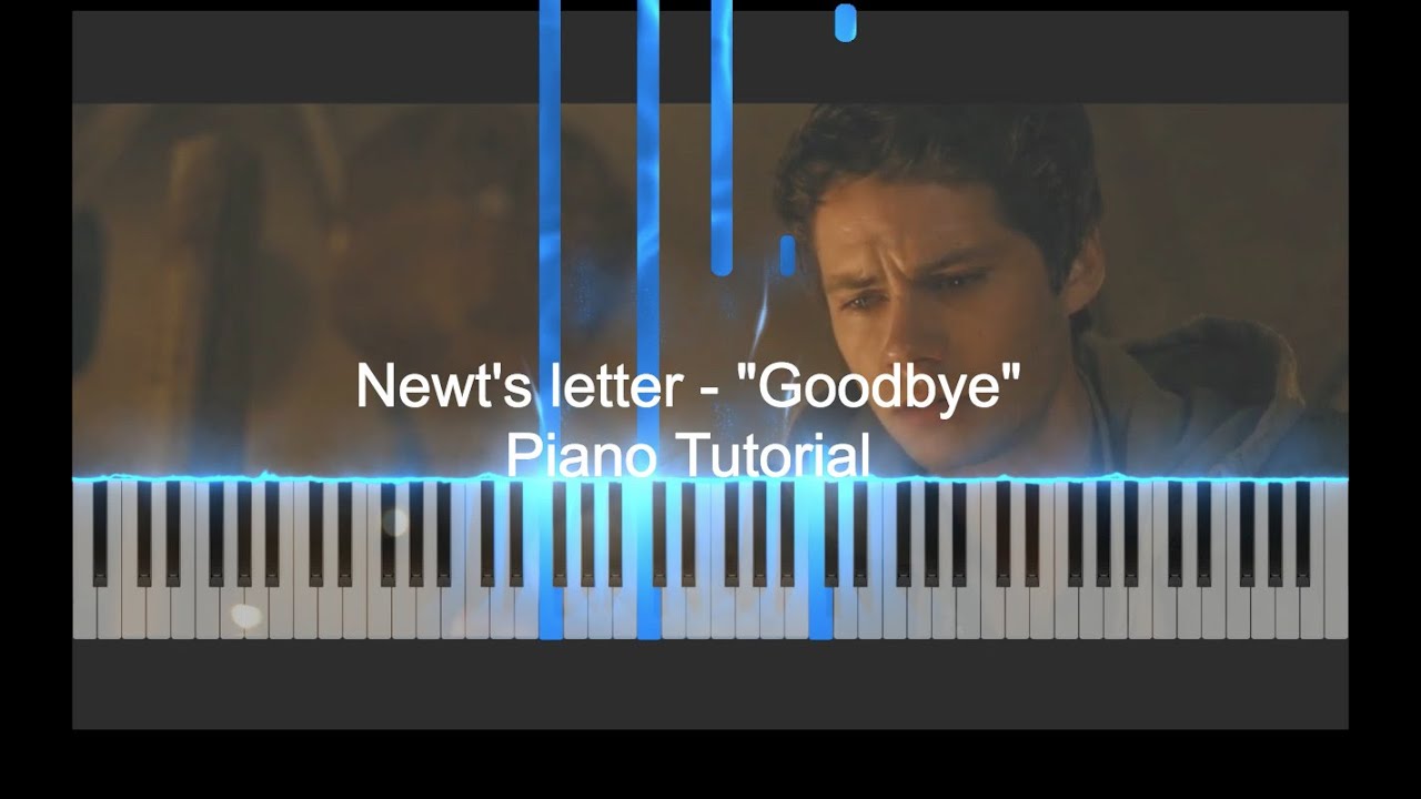 Piano Tutorial/ Newt's letter : Maze Runner - The Death Cure/ 