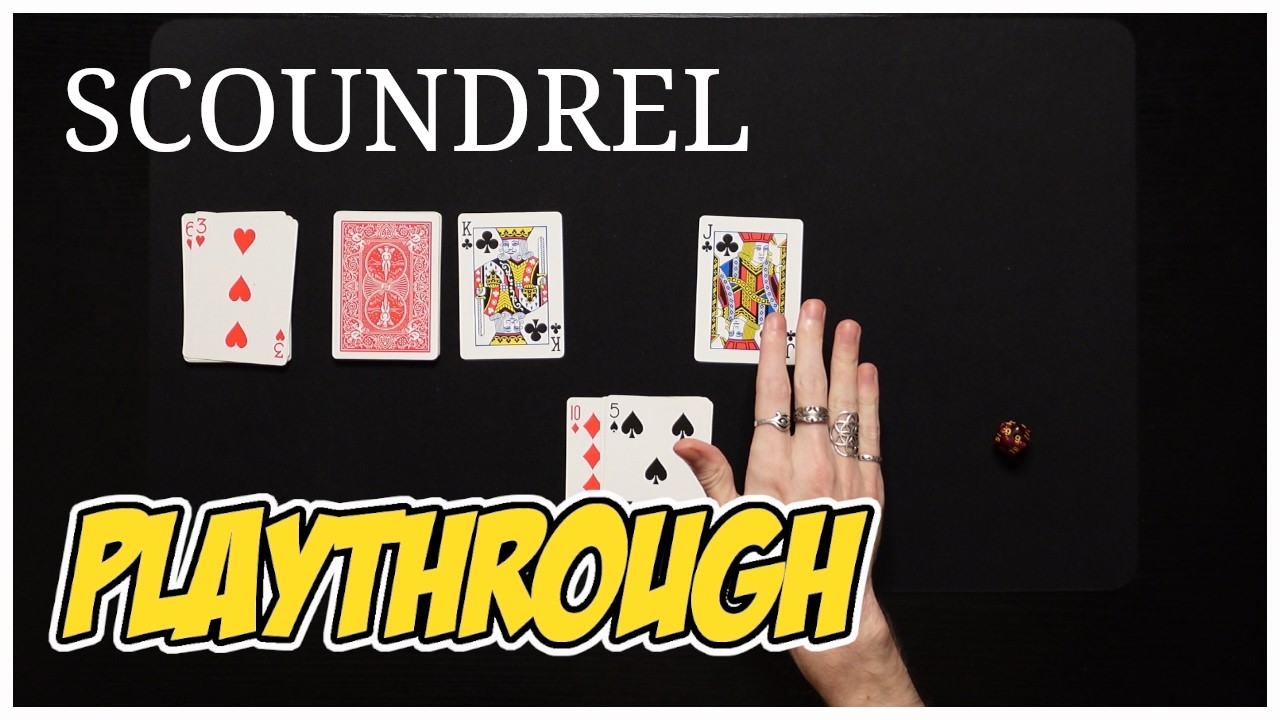 Scoundrel Playthrough | Playing Cards Solo Dungeon Crawler!