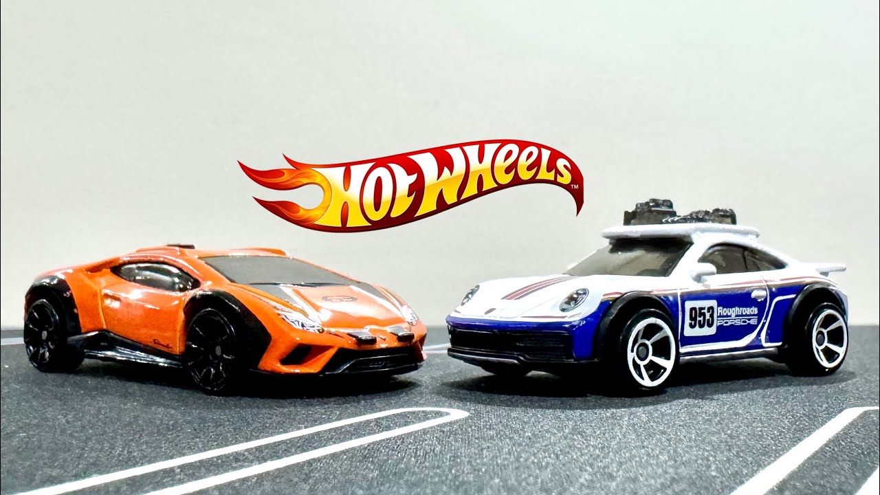 Unboxing Hot Wheels 2024 N Case Porsche 911 Rallye & Lamborghini Huracan Sterrato