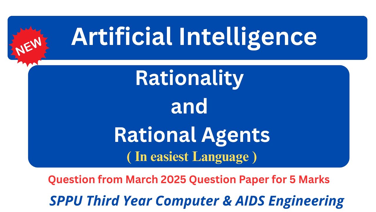 rationality in ai | rationality in artificial intelligence | ai unit 1 | sppu ai unit 1