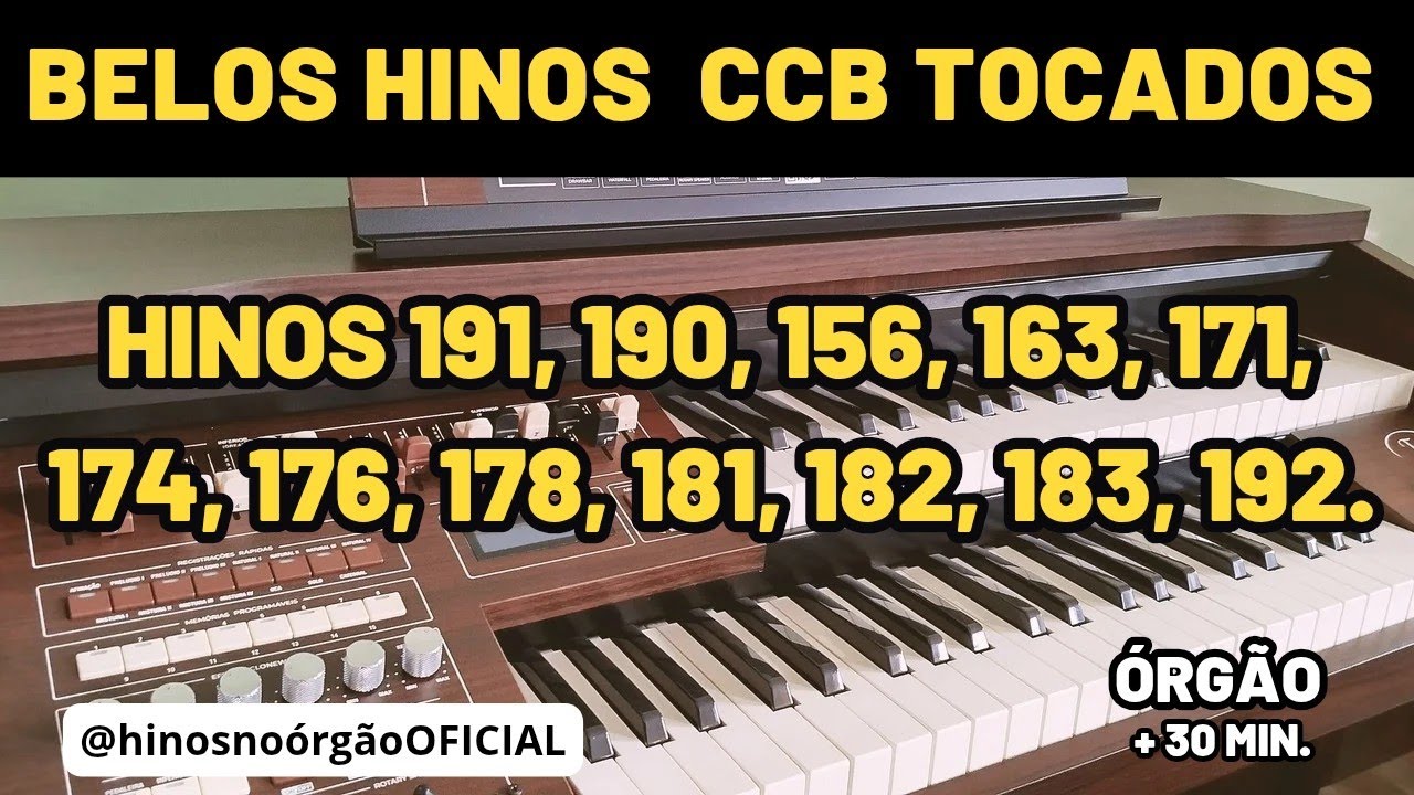 BELOS Hinos 192, 190, 156, 163, 171, 174, 176, 178, 181, 182, 183, 192.
