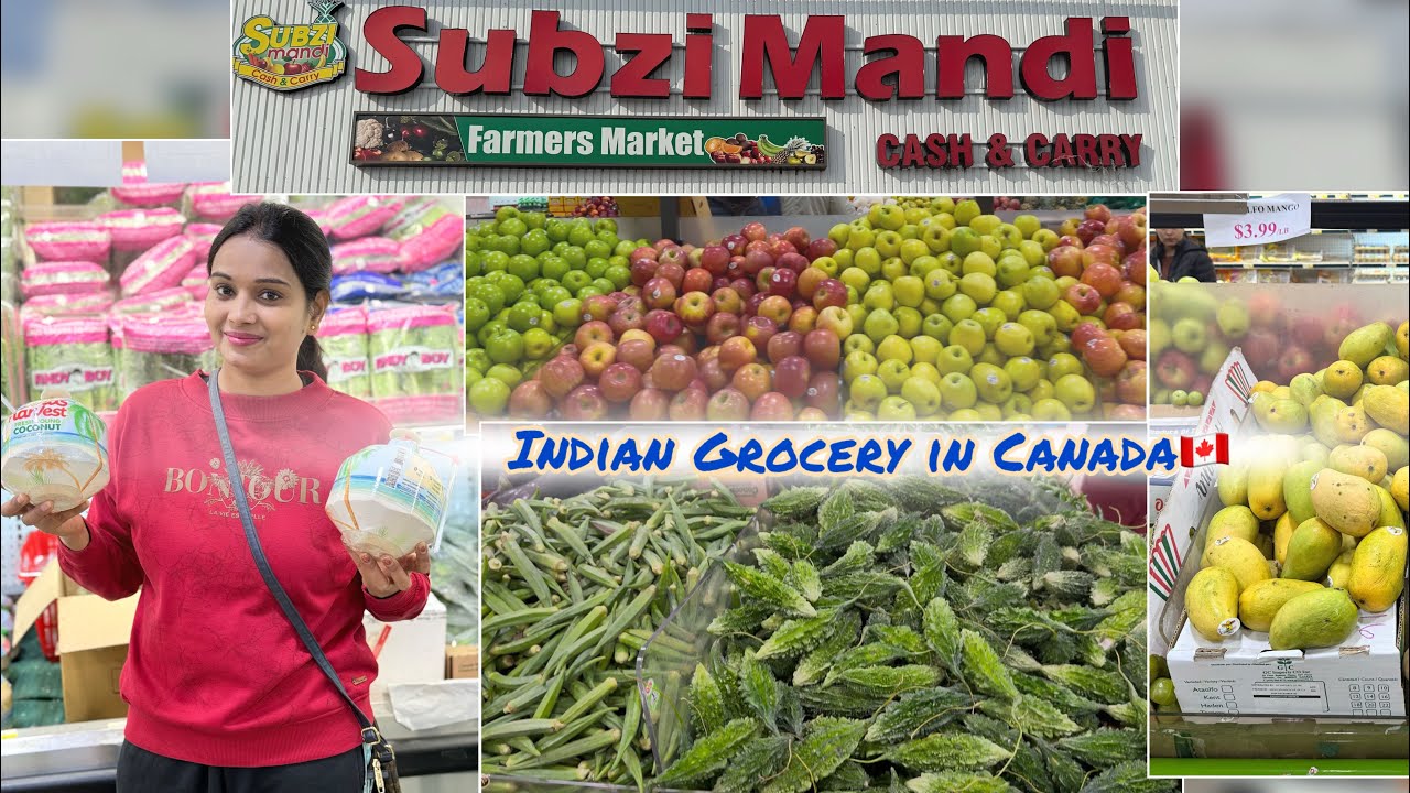 Indian Grocery in Canada| Subzi Mandi, Mississauga | Grocery Rate in Canada| Pooja item | Tax Free