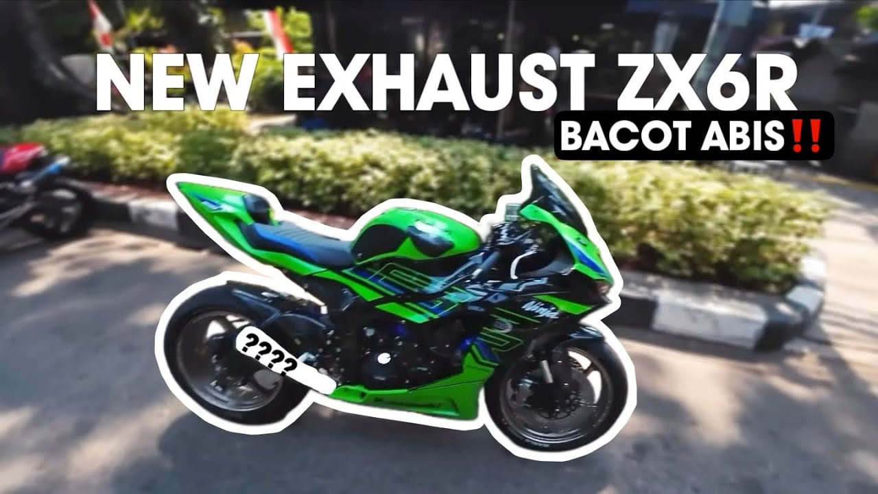 Muhaldilana Ganti Knalpot ZX6R 2024 - BACOT FULL SYSTEM ‼️