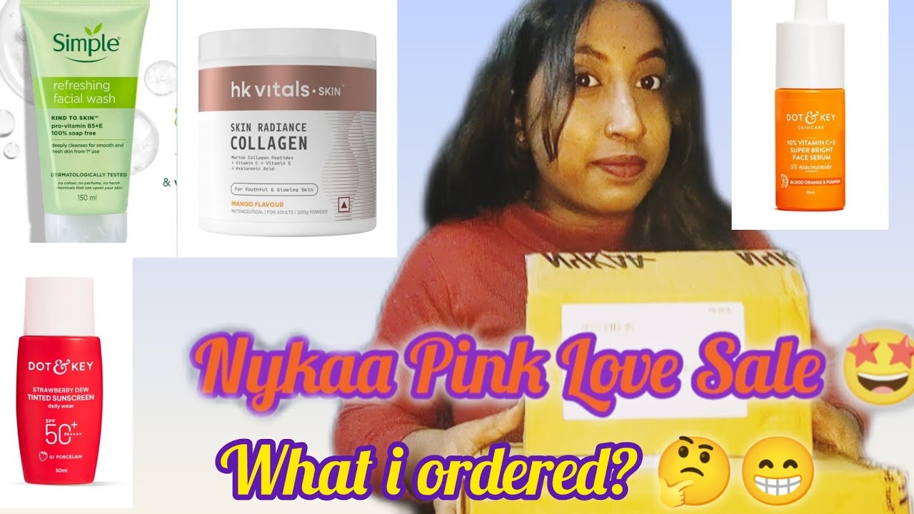 Nykaa Pink Love Sale 2026🤩/ Nykaa Parcel unboxing/Nykaa Sale Product/ Nykaa Haul video🎁