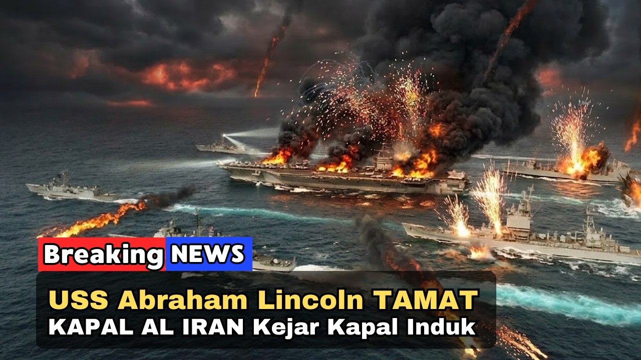 🔴 BARU SAJA DETIK-DETIK ! KAPAL AL IRAN Kejar Kapal Induk USS Abraham Lincoln di SELAT HORMUZ