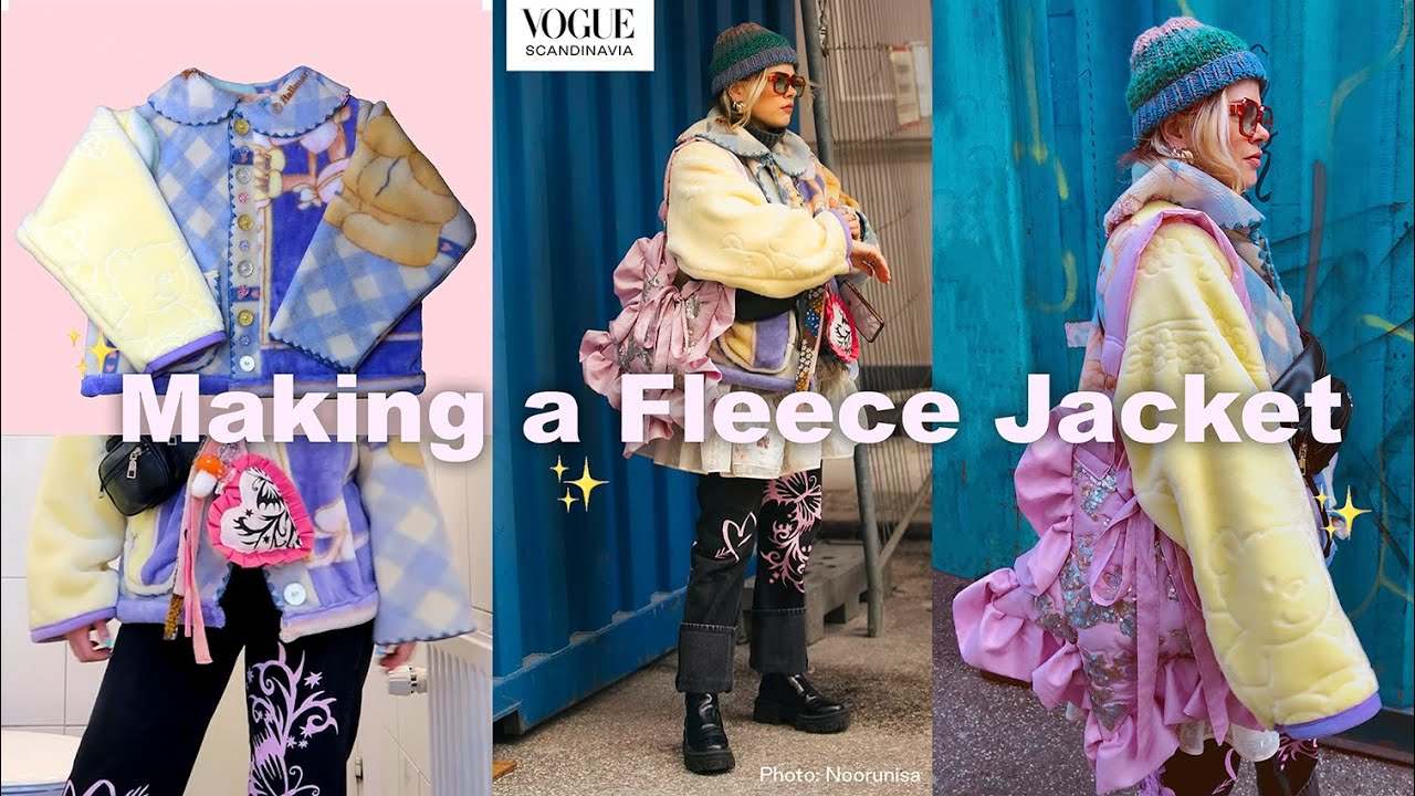 SUSTAINABLE FASHION DESIGNER | STUDIO VLOG ✨ Handmade Jacket & Oversized Collars | January 23