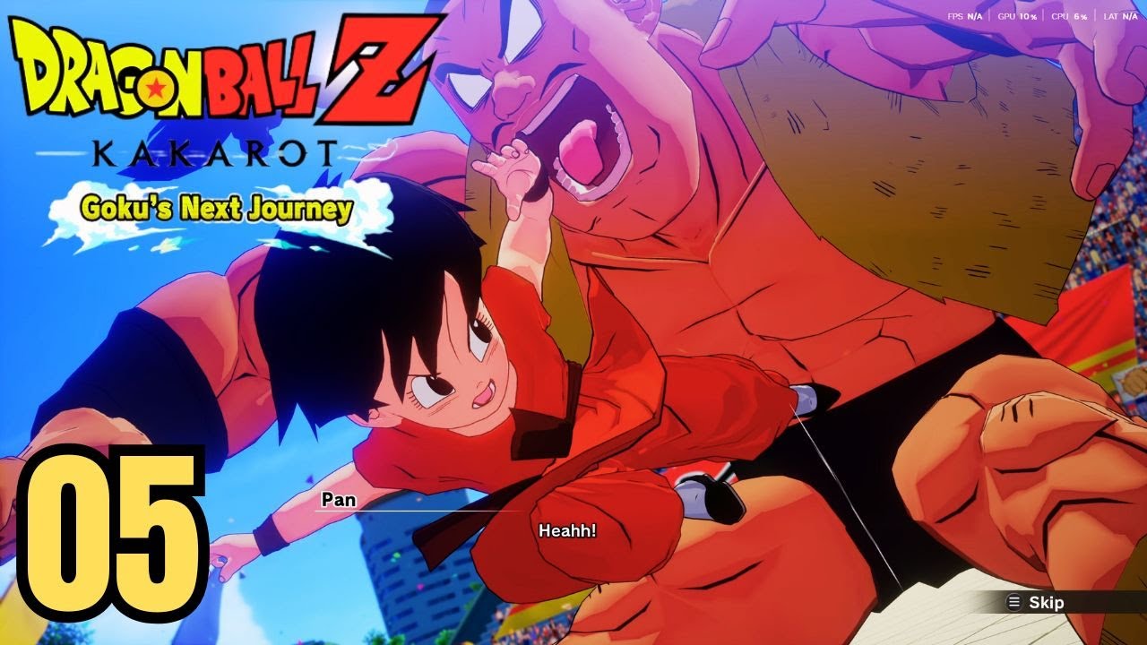 Прохождение игры DBZ KAKAROT GOKU'S NEXT JOURNEY, часть 5: БОЙ БОСС ПАНА ПРОТИВ ДИКОГО ТИГРА - ПР...