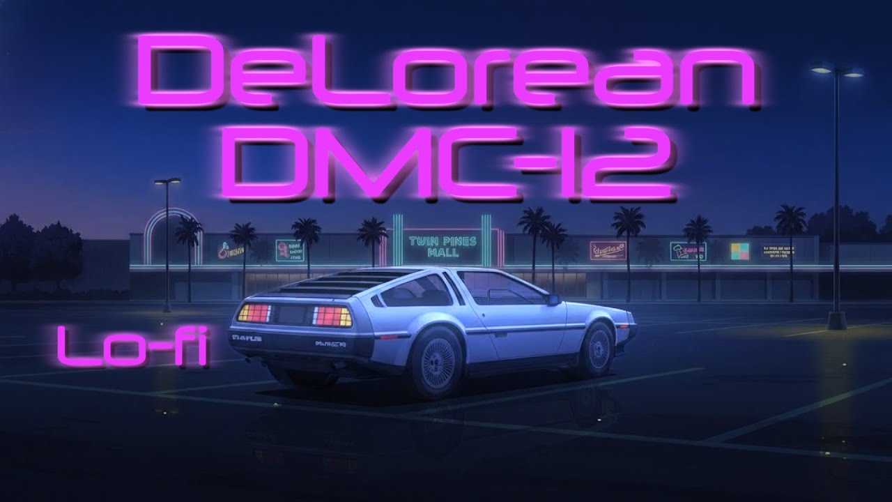 DeLorean DMC-12 – Paradox Code | Lofi Synthwave Music | 80s Retrowave Study Beats