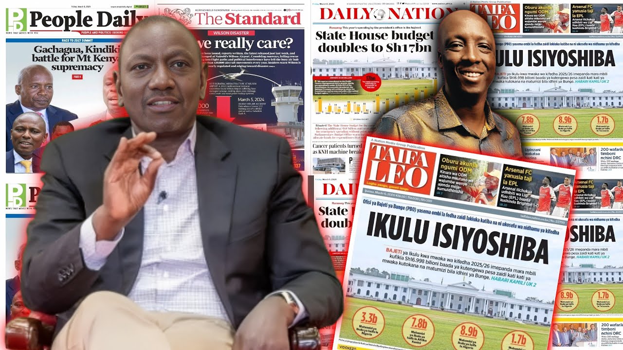 ŨRĨA STATEHOUSE YA KENYA ĨHŪTHAGĨRA MBECA NYINGĨ GŪKĨRA MABŪRŪRI THĨ ĨRĨ NDONGU