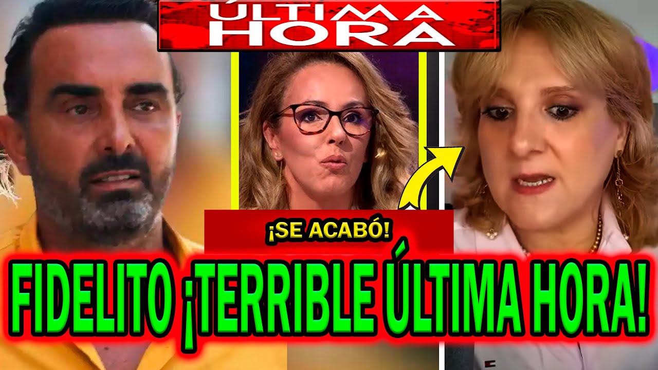 💥¡TERRIBLE ÚLTIMA HORA! FIDEL ALBIAC PÁLIDO CON ROCÍO CARRASCO POR AMADOR MOHEDANO Y MAICA VASCO