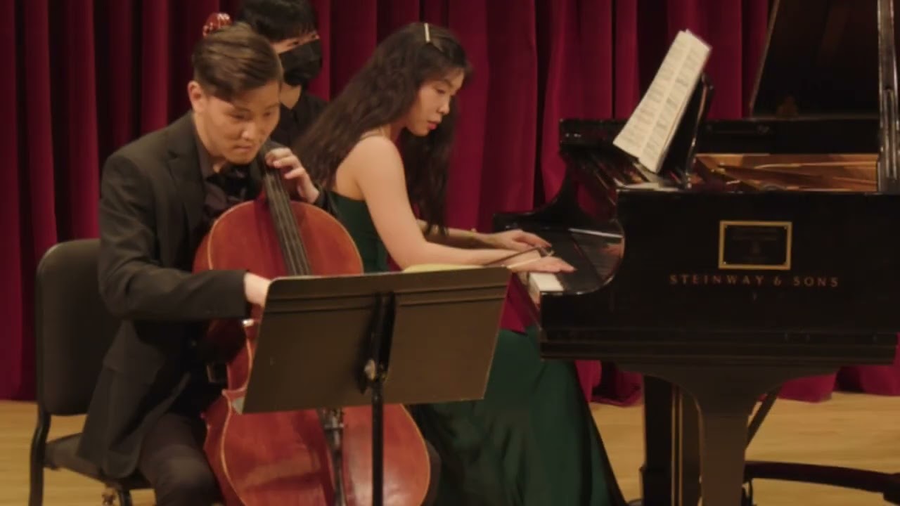 Hanyan play Cello Sonata No.3 Op.69 in A-major with Youngbin Kim, Cello