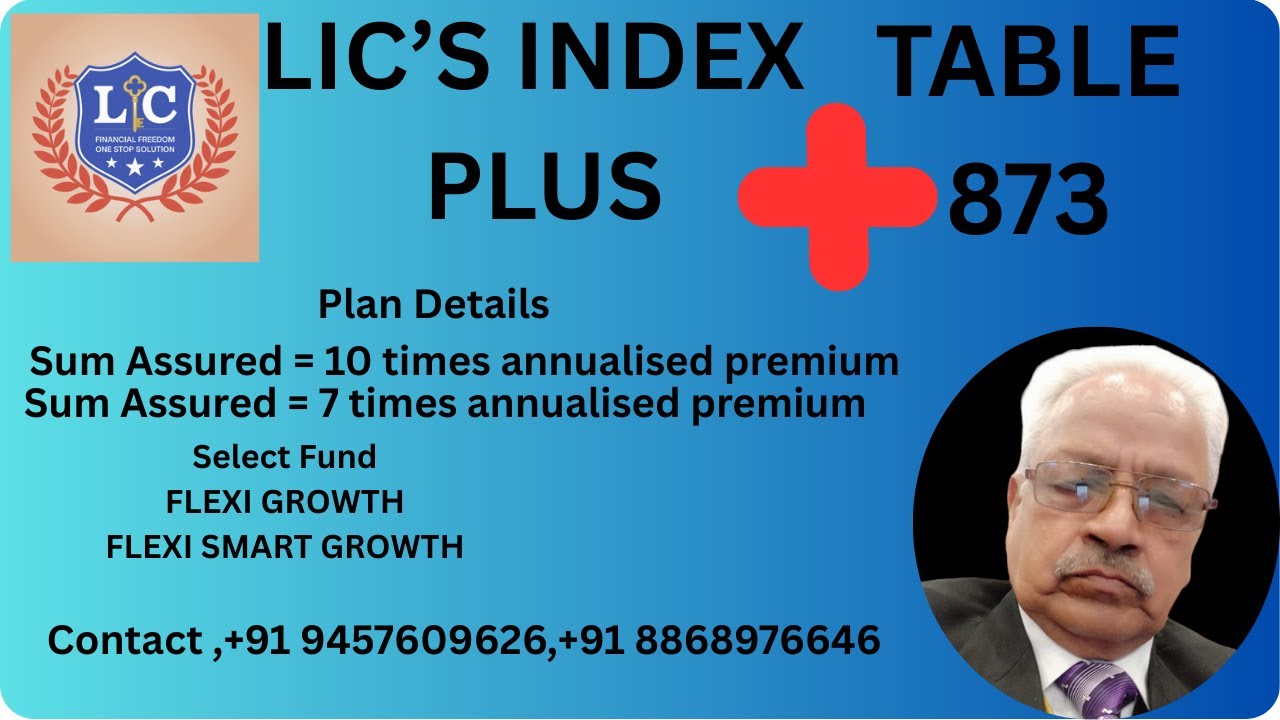 LIC INDEX PLUSE TABLE 873
