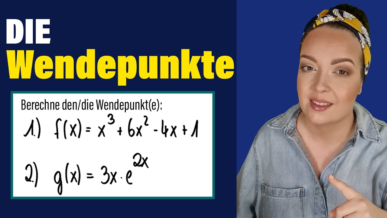 Wendepunkt berechnen - Schritt für Schritt Anleitung #wendepunkt