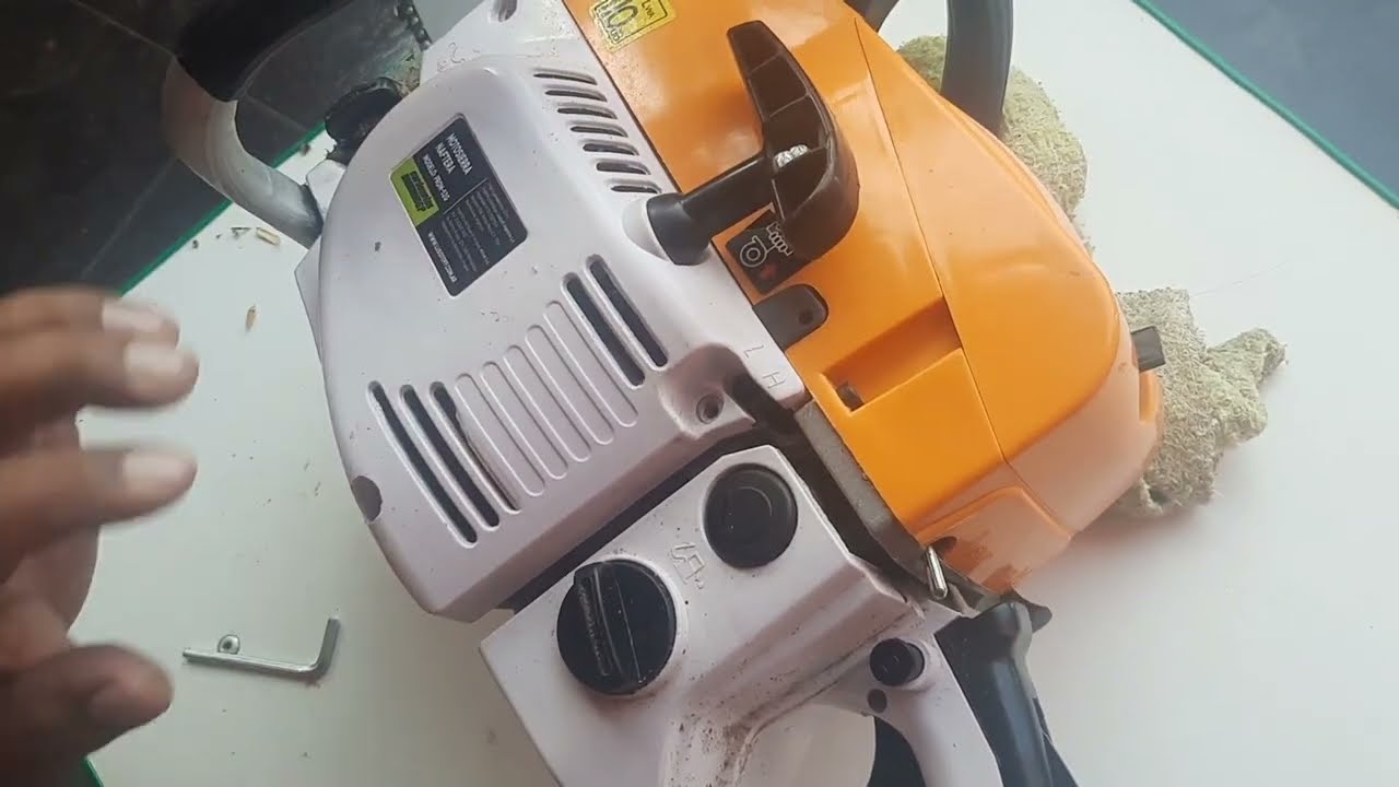 🛑👉Como arreglar mecanismo de arranque motosierra(garden plus)