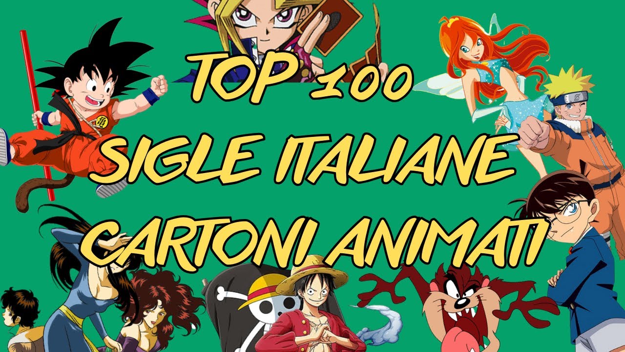 TOP 100 Sigle Italiane dei Cartoni Animati (votate su UwUFUFU)