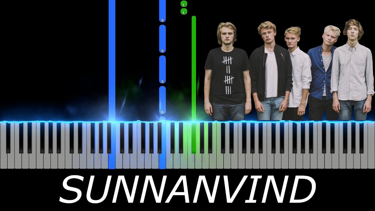 Sunnanvind - Mares - Piano Tutorial