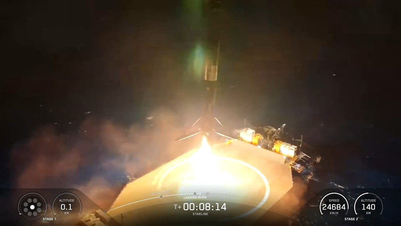 SpaceX Starlink 379 launch and Falcon 9 first stage landing, 15 April 2026
