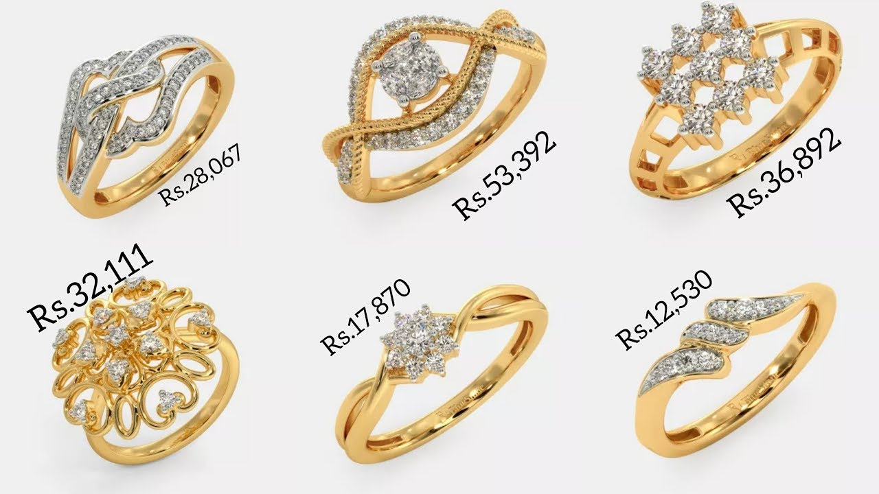 Latest Diamond Rings Designs with PRICE
