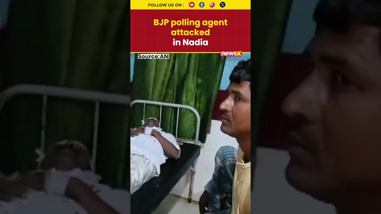 BJP Poll Agent Attacked in Chapra, Suffers Head Injury During Bengal Voting #westbengalelections