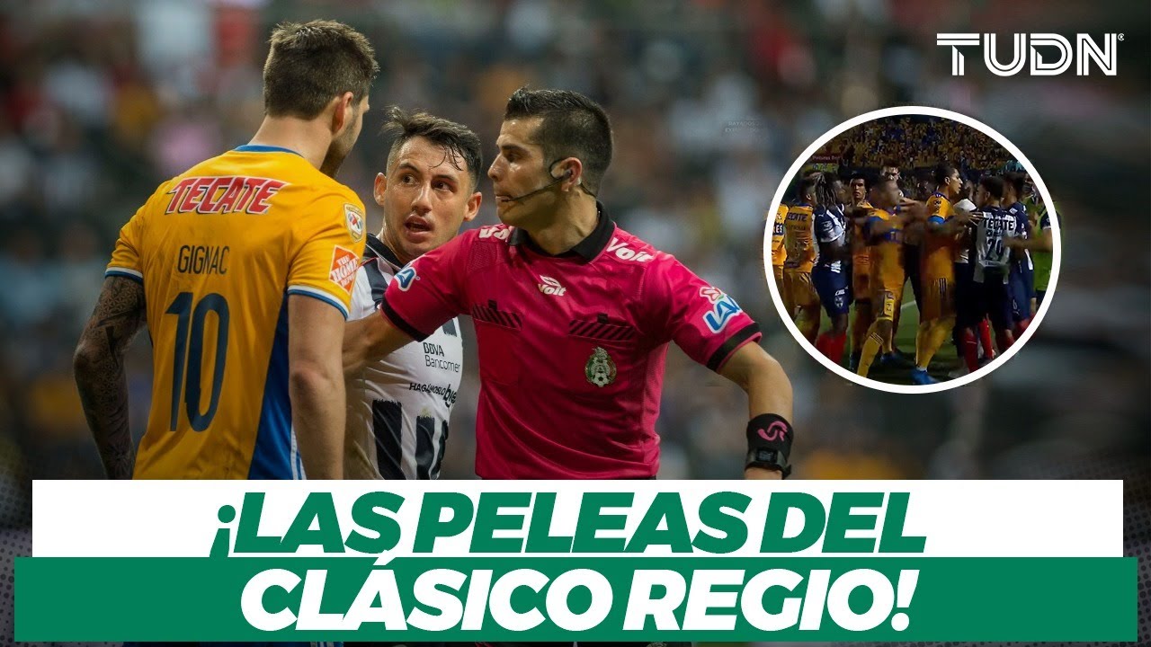 ¡Clásico EXPLOSIVO! Las BRONCAS, PATADAS y POLÉMICAS en el Clásico Regio | TUDN