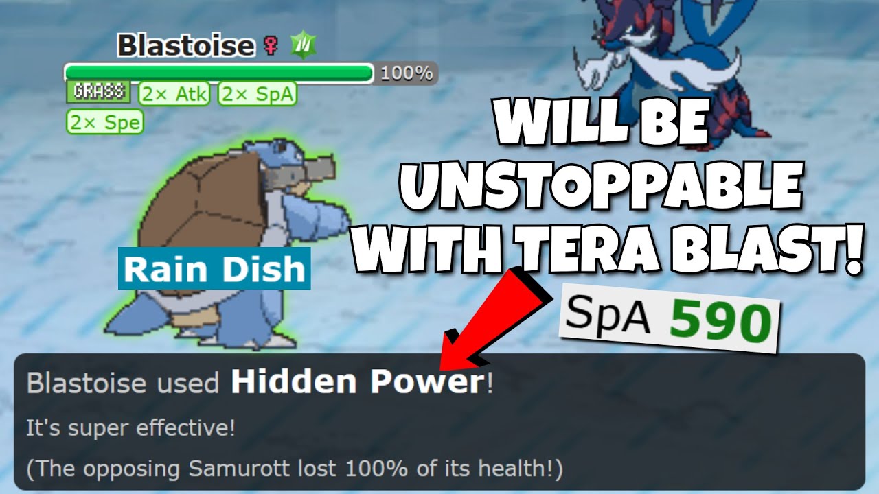 THIS IS WHY SHELL SMASH BLASTOISE WILL BE UNSTOPPABLE IN POKEMON SCARLET AND VIOLET!