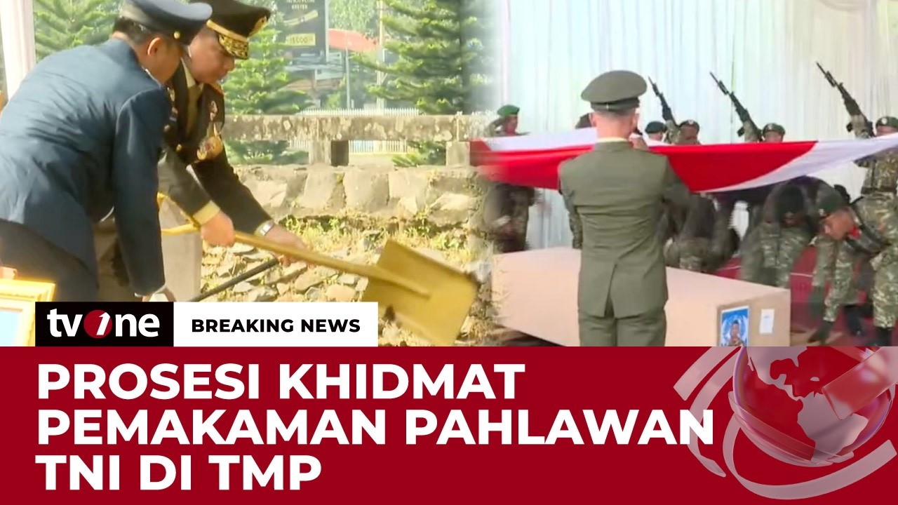 [BREAKING NEWS] Proses Pemakaman 3 Prajurit TNI yang Gugur di Lebanon | tvOne