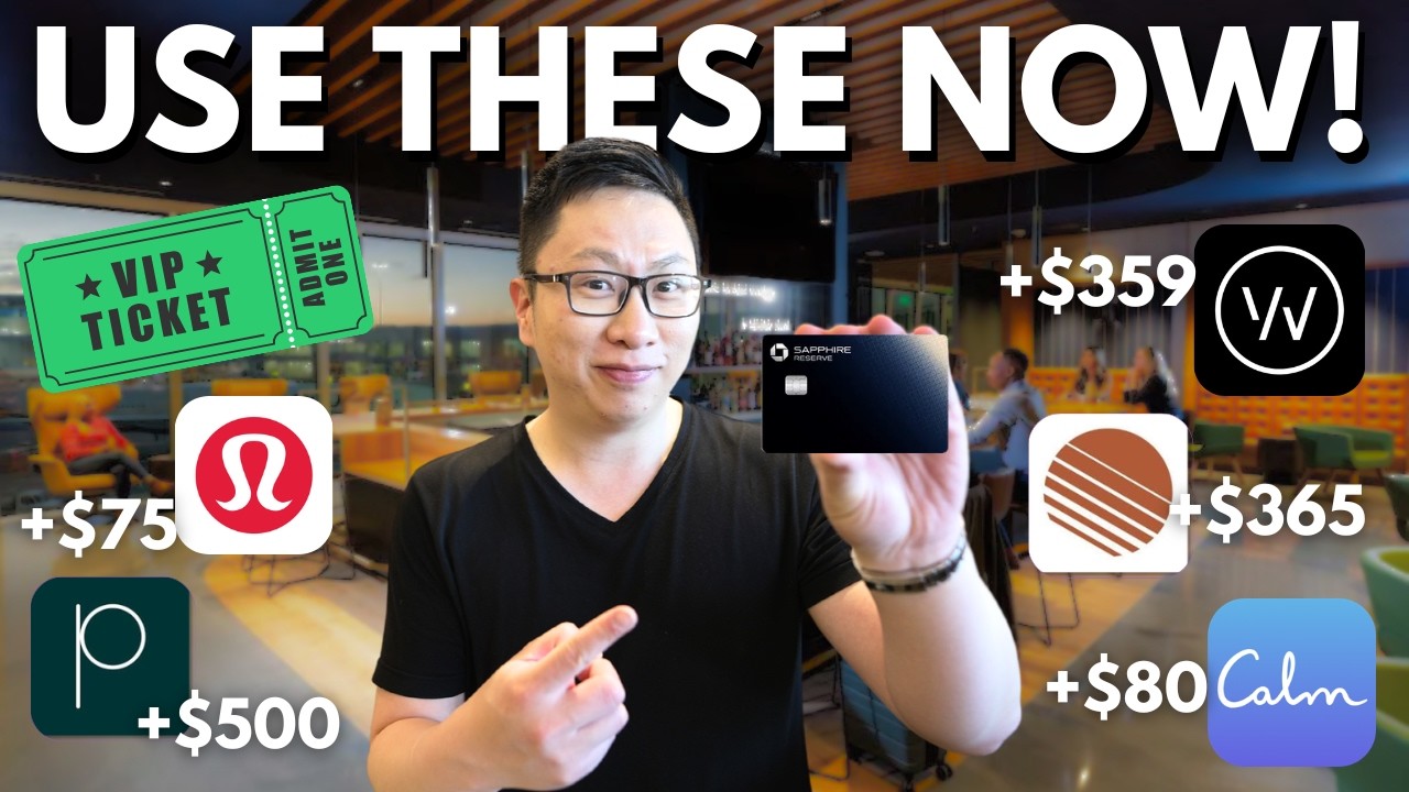 Don't Miss Out! Q1 Credits to Use NOW | Chase Sapphire Reserve & Premium Cards
