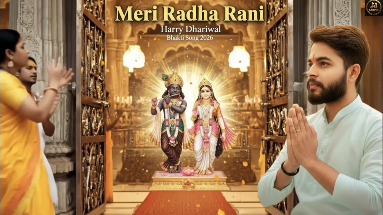 Meri Radha Rani (Official Video Song) | Harry Dhariwal | Param Gill | New Bhajan | Radha Krishna