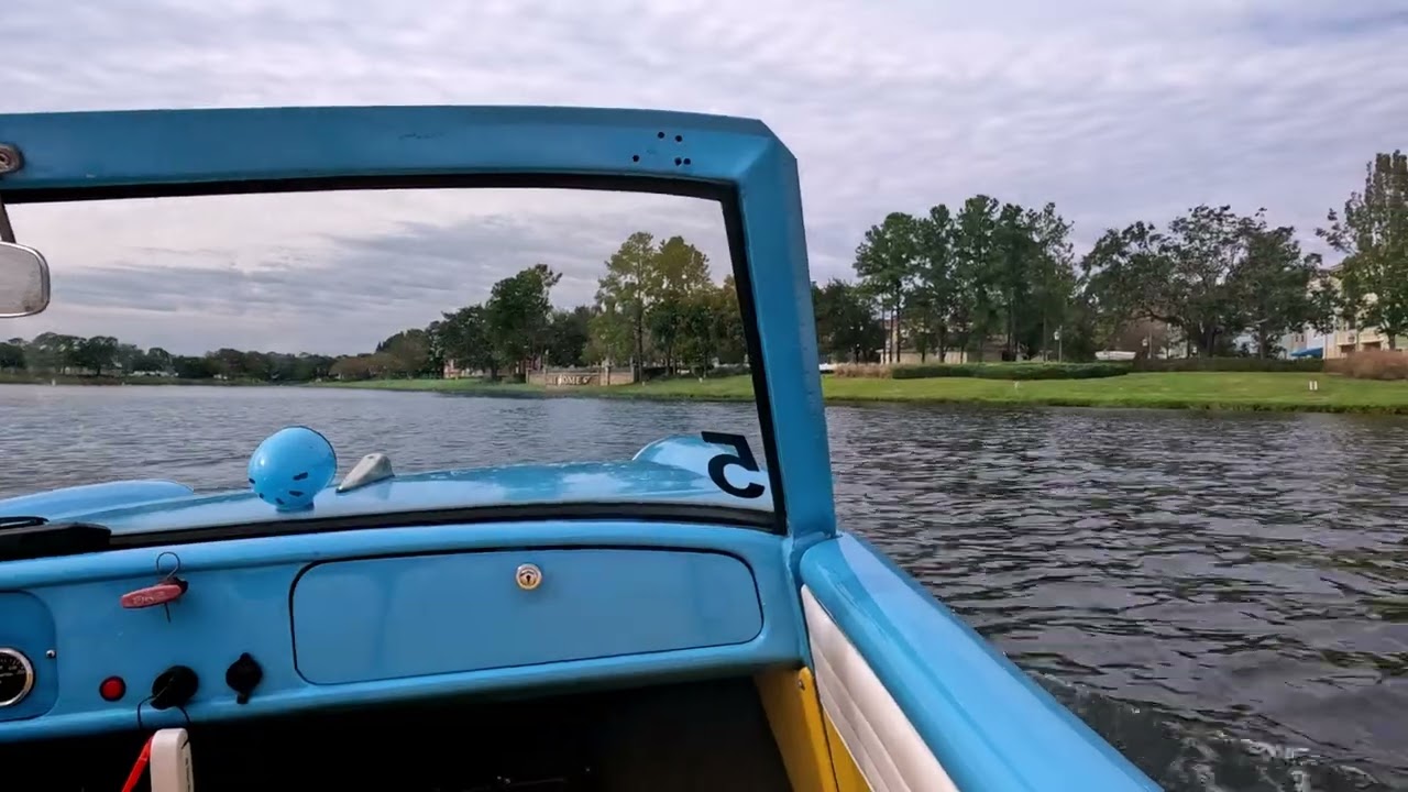 Amphicar Ride Disney Springs, DisneyWorld, Florida 