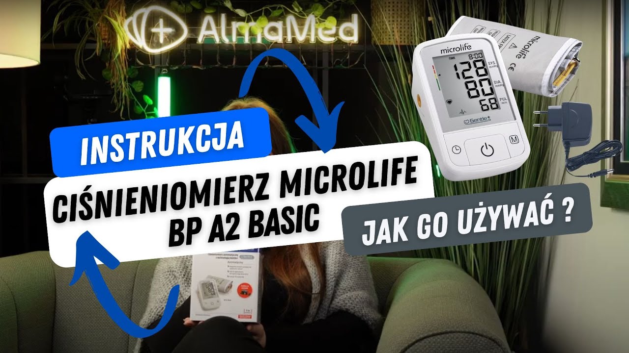 Ciśnieniomierz Microlife BP A2 Basic. Instrukcja. Poradnik. Krok po kroku.
