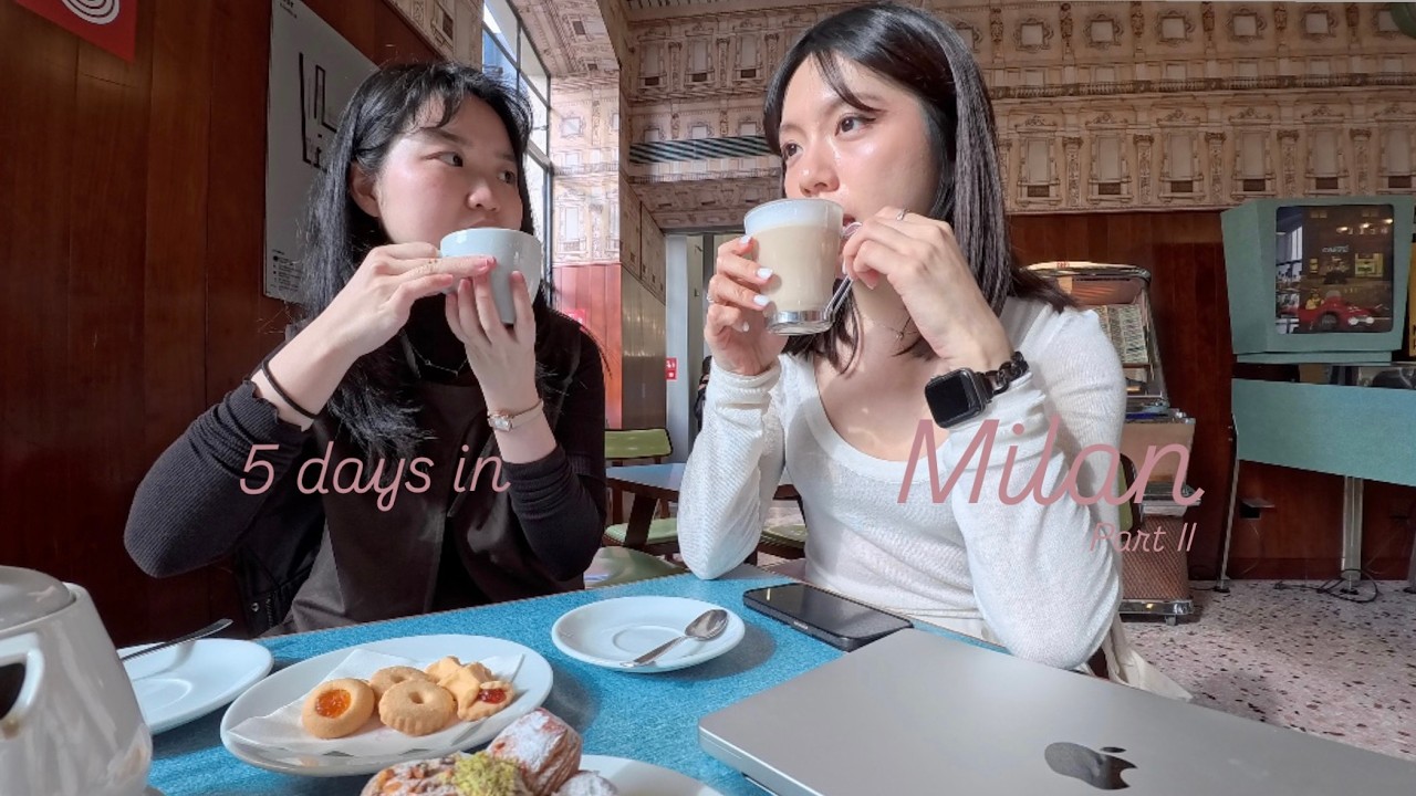 VLOG 米蘭 Part II：超市冷凍披薩就很好吃、雅典學院草圖、Prada基金會、魏斯安德森風格咖啡廳