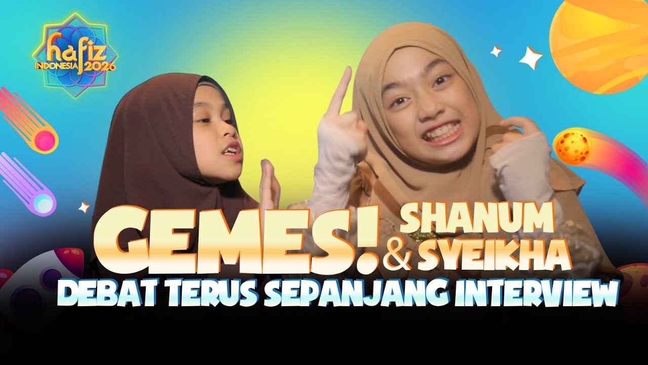 Ada aja yang mereka debatin sepanjang interview hahaha #hafizindonesia2026 
