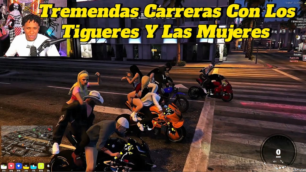 SoyOmarTV: Tremendas Carreras Con Los Tigueres Y Las Mujeres | GTA RP 