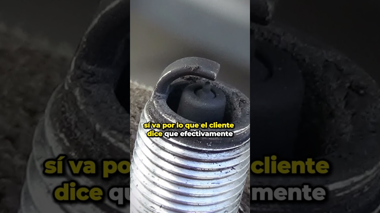 Esto Significa una Buj&iacute;a Negra  #tallerflash #mantenimientoautomotriz #autos #tips