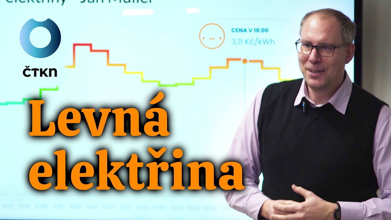 Spotové ceny elektřiny: Jak ušetřit 50% nákladů na energie - Jan Müller - Čtvrtkon #111 E(V) speciál
