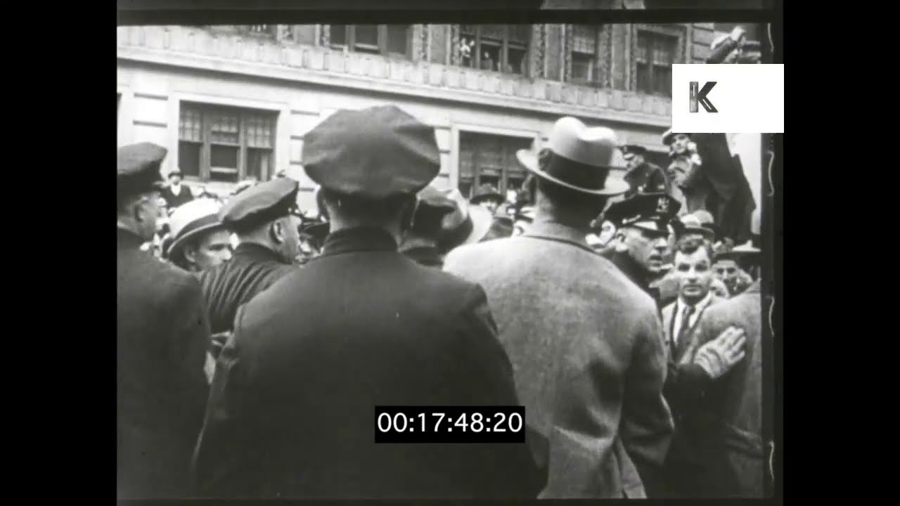 1931 Нью-Йорк, арест гангстеров Кроули с двумя пистолетами и Фэтса Даррингера, 16 мм