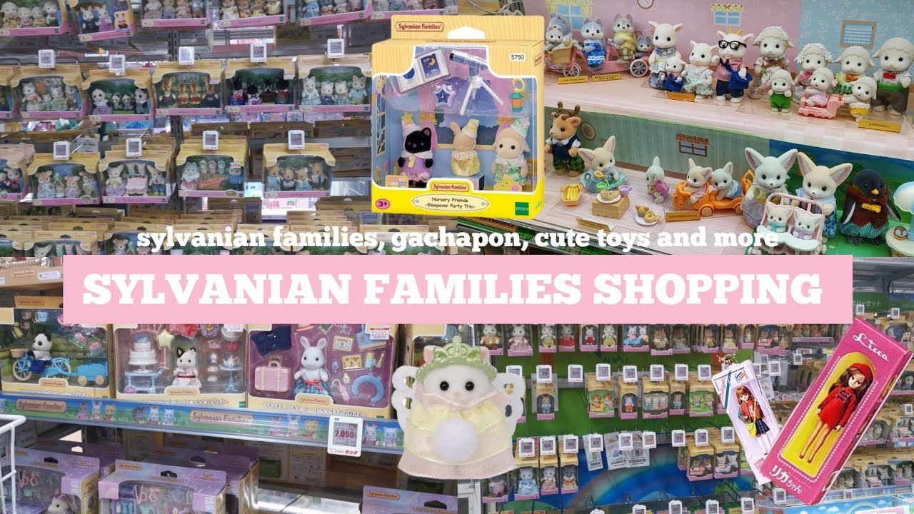 toys and trinket shopping in Tokyo 🍰 sylvanian families haul, gachapon, and more