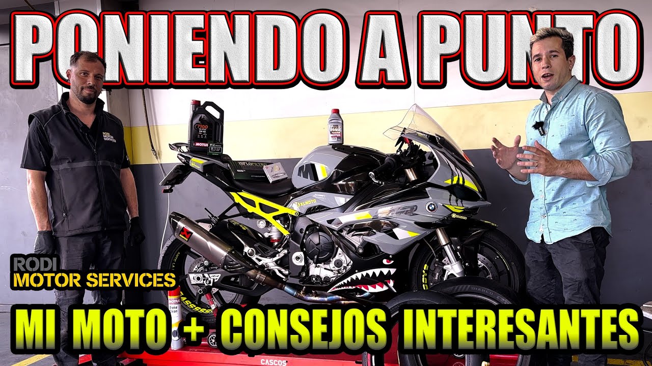 PUESTA A PUNTO DE MI MONTURA + CAMBIO DE NEUMATICOS CON TIPS Y CONSEJOS POR RODI MOTOR SERVICES !!!