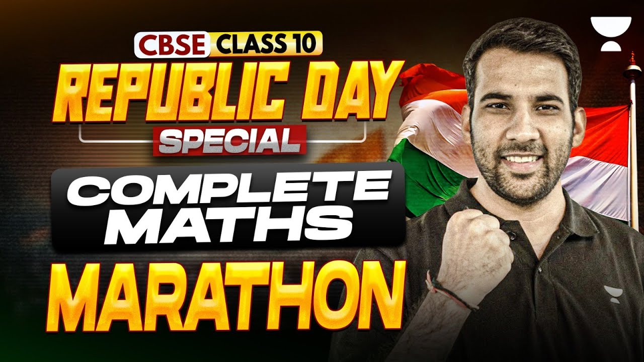 Republic Day Special | Class 10 Maths Complete Marathon | Most Important Questions | Mandeep Sir