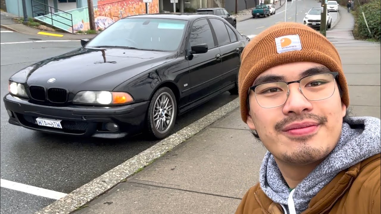 Morning Beach Cruise in My BMW 540i