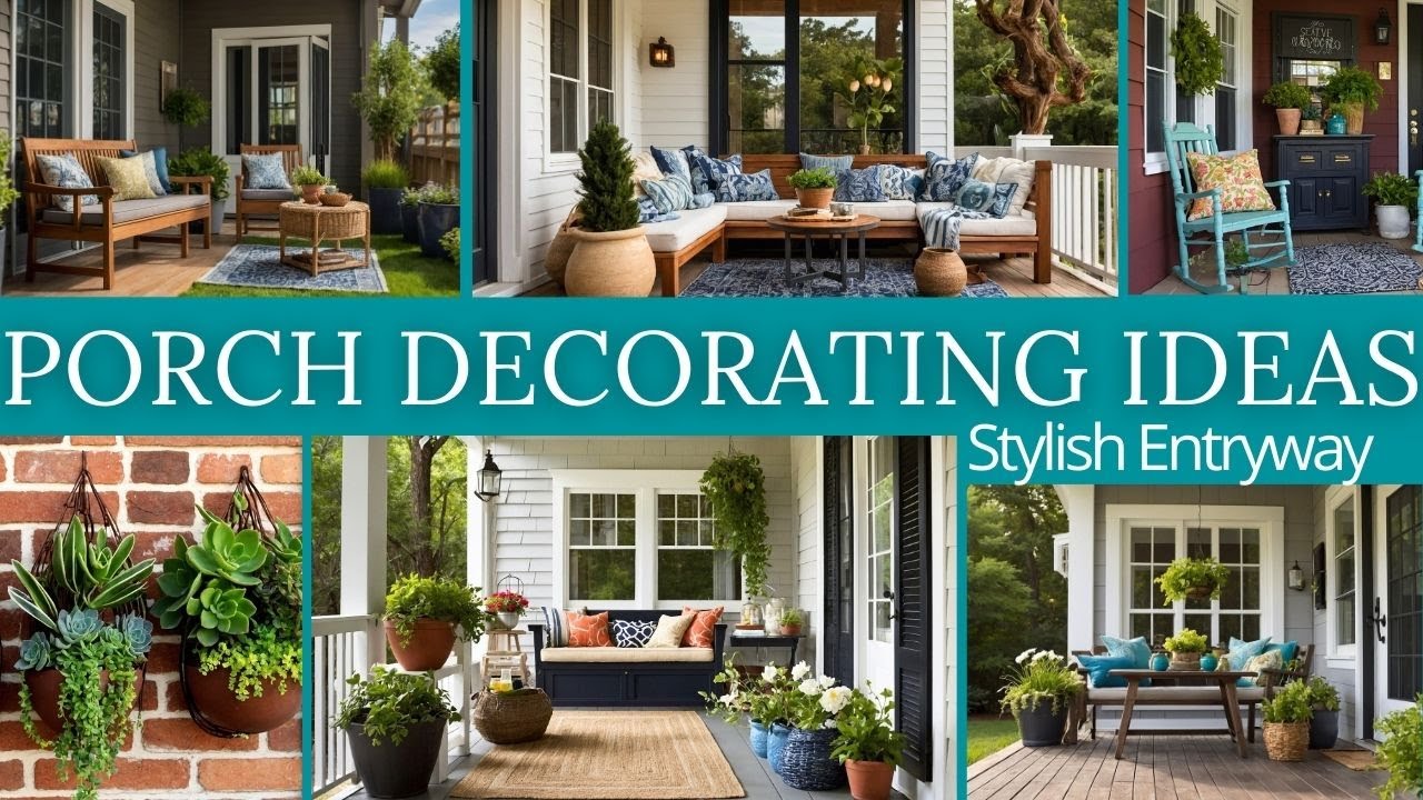 Small Porch Decorating Ideas | Transform Your Entryway into a Stylish Sanctuary