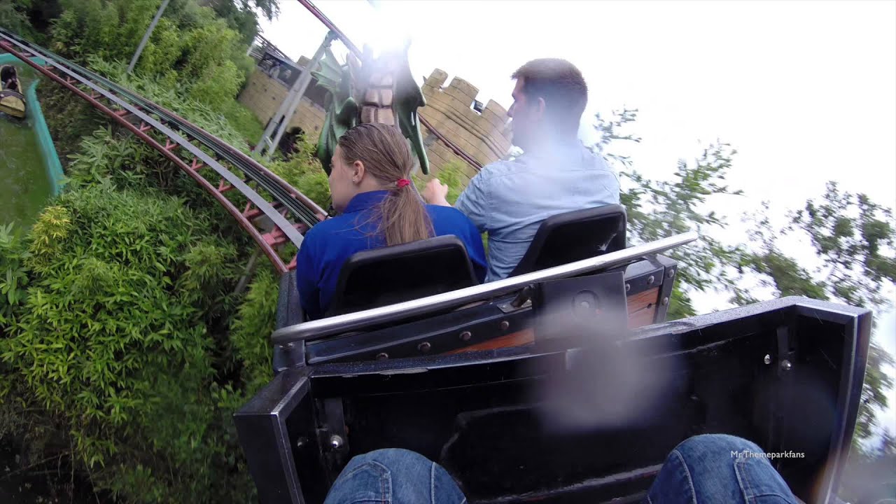 De Draak on-ride Plopsaland De Panne - (15-08-2014)