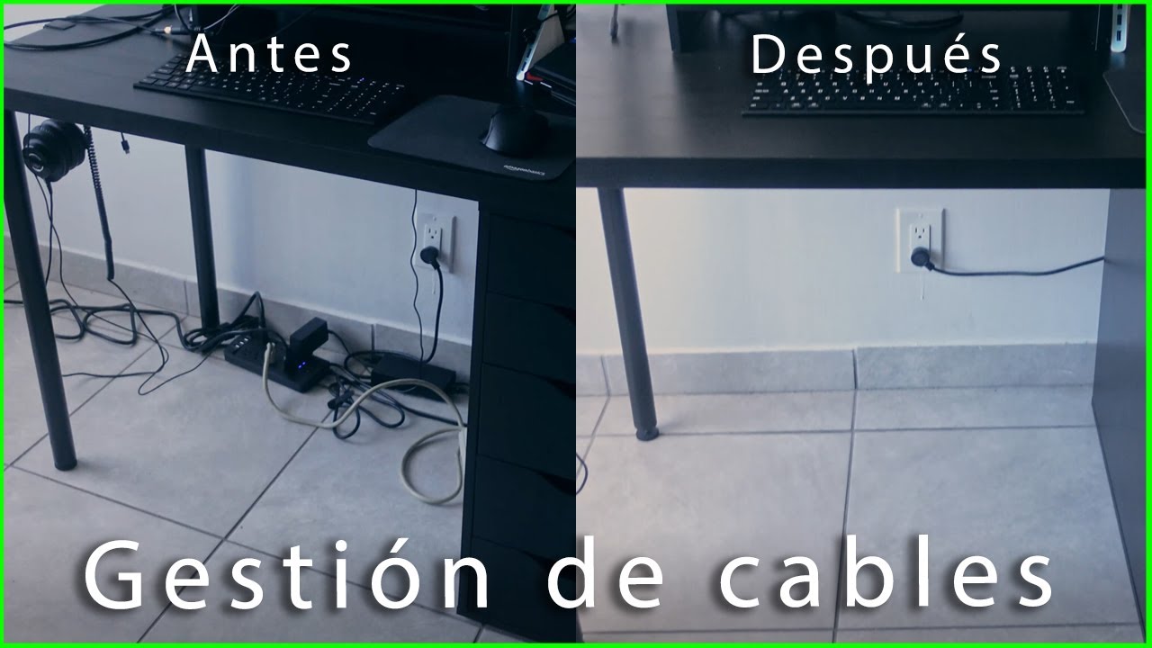 C&oacute;mo hacer una GESTION DE CABLES eficiente en tu SET UP (F&aacute;cil y Econ&oacute;mico)